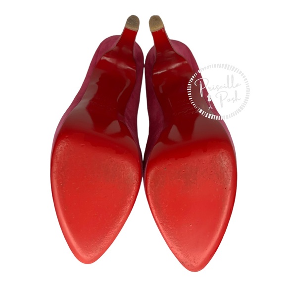 Christian Louboutin Daffodile 160mm Pumps Hot Pink Fuschia Heels Platform - Picture 10 of 16